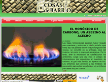 Tablet Screenshot of cosasdebarrioweb.com.ar